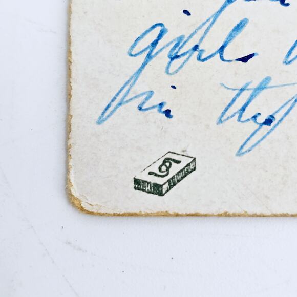 1907 Antique SqueeDees Signed Clivette Be Gentle Calm Polite Postcard Posted - Picture 4 of 5